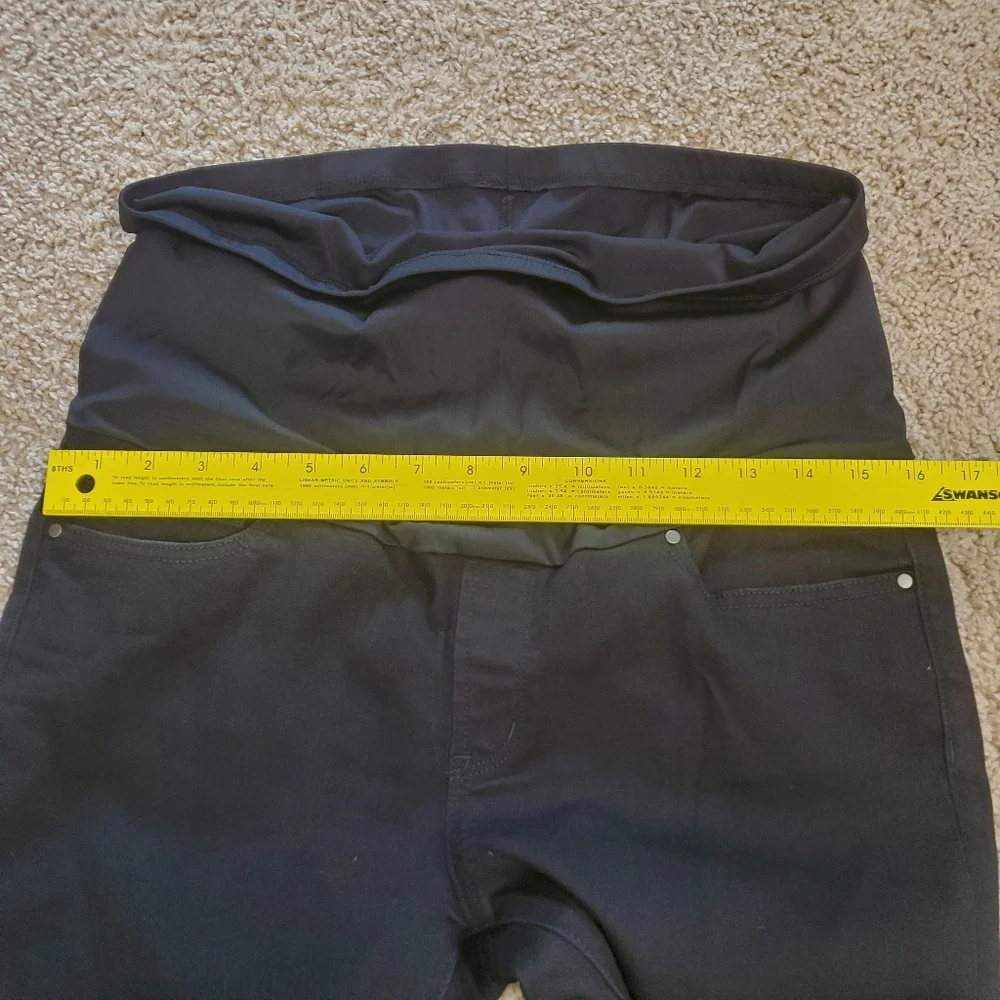 Nom Maternity Black Skinny Jeans Women's Large - Picture 7 of 11